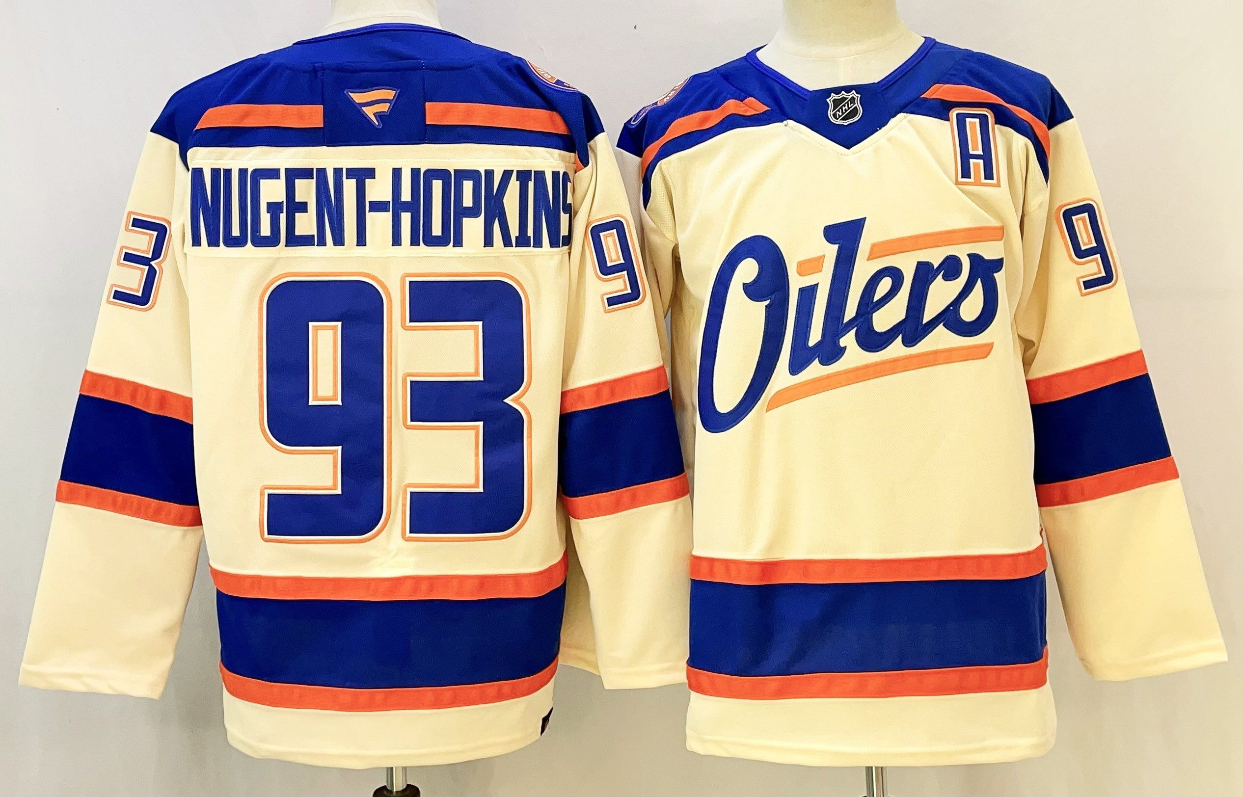 Men Edmonton Oilers #93 Nugent-Hopkins Cream 2026 Adidias NHL Jersey style 001->edmonton oilers->NHL Jersey